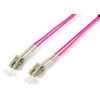 Image de Equip Câble fibre optique LWL LC->LC 50/125m  5.00m Multimode Duplex Violet