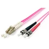 Image de EQUIP 255542 CABLE DE FIBRA OPTICA 2 M OM4 LC ST VIOLETA