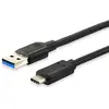 Image de Equip 12834107 câble USB 1 m USB A USB C Noir - Câbles USB (1 m, USB A, USB C, 3.1 (3.1 Gen 2), Male connector / Male connector, Noir)