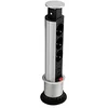 Image de Equip 333304 unité de distribution d'énergie Noir, Argent 3 sortie(s) CA - Unités de distribution d'énergie (verticale, Aluminium, Noir, Argent, 3 sortie(s) CA, Type F, 1,8 m)