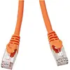 Image de Equip CDL Micro Câble patch RJ45 Cat6A S/FTP (S-STP) PIMF 2 m Orange