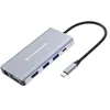 Image de CONCEPTRONIC Station d'accueil USB-C vers HDMI, USB3.0, 100 WPD 10 en 1, 0,2 m, Noire