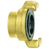 Image de Geka 80111SB Pièce Fileté avec Filetage Femelle G 3/4" 10 Bar, Or, 18 x 8 x 13 cm