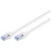 Image de DIGITUS Câble LAN Cat 5e - 2m - RJ45 Câble réseau - SF/UTP Blindé - Compatible Cat-6 & Cat-6A - Gris