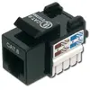 Image de DIGITUS Module Keystone Cat-6 Non blindé - Connecteur RJ45 - 250 MHz 1GBase-T - AWG 26-22 - Montage sans outil - Noir
