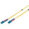 Image de Câble de raccordement fibre optique, duplex, connecteur LC > LC, monomode OS2