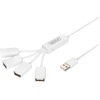 Image de Hub USB Slim Spider, connecteur USB-A 2.0 > 4x prise USB-A