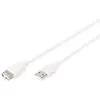Image de DIGITUS Câble d'extension USB 2.0   1,8 m   USB A (mâle) vers type A (femelle)   480 Mbps   pour imprimante, lecteur de carte, clavier, appareil photo, hubs   beige