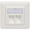 Image de DN-93801-1 prise de courant RJ-45 Blanc, Boîte de jonction