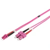 Image de Câble de raccordement LWL, duplex, connecteur LC > SC, multimode OM4