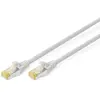 Image de DIGITUS Câble LAN Cat 6A - 20m - RJ45 Câble réseau - S/FTP Blindé - Compatible Cat-6 & Cat-7 - Gris
