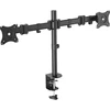 Image de Support universel pour double écran avec pince de fixation, Support de moniteur