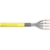 Image de DIGITUS Câble réseau Cat 7A 500m - S-FTP (PiMF) Simplex - BauPVO Dca - LSZH Sans halogène - 1500 MHz Cuivre AWG 23/1 - Compatible PoE+ - Câble LAN Câble de pose Ethernet - Jaune
