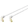 Image de DIGITUS Câble LAN Cat 6A - 10m - Connecteur coudé à 90° - RJ45 Câble réseau - S/FTP Blindé - Gris