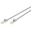 Image de DIGITUS Câble LAN Cat 6A - 5m - 100% Component Level Testé - RJ45 Câble réseau - S/FTP Blindé - Gris