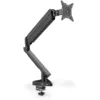 Image de DIGITUS Support d'écran - Pince de table - Monture simple - Vérin à gaz - Station d'accueil USB-C intégrée - Jusqu'à 30 pouces - Noir