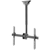 Image de DIGITUS Support TV Plafond - pour téléviseurs ou moniteurs 37-70" - Charge Max. 50 kg - Hauteur réglable 35cm - VESA 200x200 à 600x400 - pivotant, inclinable, Rotatif - Noir