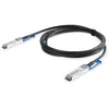 Image de DIGITUS Universal Câble DAC - QSFP28 - 100 Gbit/s - Câble réseau - Direct Attach Cable - Direct Attach Copper - Compatible avec SFF-8665 - AWG30 - 1m - Noir