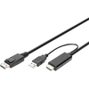 Image de Câble adaptateur HDMI > DisplayPort, UHD 4K