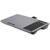 Image de DIGITUS Coussin pour Ordinateur Portable - avec Support pour Smartphone & Tapis de Souris - jusqu'à 17" - Support pour Ordinateur Portable - pour Travailler confortablement Depuis Le canapé ou Le lit