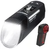Image de TRELOCK LS 660 I-GO Vision Lite + LS 740 Vector Kit d'éclairage pour vélo 80 lux Rechargeable USB Portée 100 m Homologué StVZO Noir