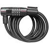 Image de Trelock 2231263291 Cadenas à Spirale pour Adulte Unisexe Noir 180 cm