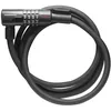 Image de TRELOCK 4016167070707 Coiled Lock KS312 Diameter: 12mm x Length: 1100mm Unisex-Adult, Black, 110 cm