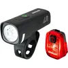 Image de Kit SIGMA LED pour vélo Aura 40/ Hiro 10 | Éclairage Avant et arrière à Piles Rechargeables | Kit d'éclairage Rechargeable et résistant aux intempéries avec USB-C