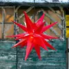 Image de STERNTALER Étoile plastique XL 18 branches extérieur rouge