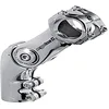 Image de Humpert ERGOTEC stem Octopus 2 Ahead 50, 28.6/31.8, 58/110mm AL6061 T6 Angle Adjustable Silver Polished