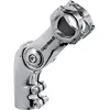 Image de ergotec stem Octopus 2 Ahead 50, 28.6/25.4, 58/90mm AL6061 T6 Angle Adjustable Silver Polished