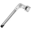 Image de Humpert ERGOTEC stem Octopus 2 Tube Pole 25.4/31.8, 300/110mm AL6061 T6/Stainless Angle Adjustable Silver/Silver Polished