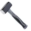 Image de RUTHE Massette Fiberglas 1000 g | Marteau robuste DIN 6475 | Masse avec tête en acier noirci | Manche ergonomique 3 composants | Massette durable | Fibres de verre incassables