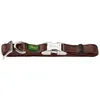Image de Hunter - Collier Vario Basic aluminium refermable M cou brun 40-55 cm