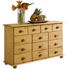 Image de IDIMEX Commode Colmar chiffonnier apothicaire Rangement avec 11 tiroirs en pin Massif Finition teintée/cirée