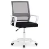 Image de IDIMEX Chaise de Bureau Perth, Pivotante et réglable en Hauteur, Tissu Mesh, avec accoudoirs, Noir