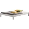 Image de IDIMEX Lit futon Double pour Adulte Taifun 140 x 200 cm, 2 Personnes, 2 Places, pin Massif lasuré Blanc