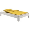 Image de IDIMEX Lit futon Thomas Couchage Double 140 x 200 cm 2 Places / 2 Personnes, en pin Massif lasuré Blanc