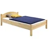 Image de IDIMEX Lit en pin Massif Marie 90x200 cm lit Simple pour Enfant avec tête de lit, en Vernis Naturel