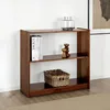 Image de IDIMEX Etagère Regale Rangement sur Pied ou étagère Murale avec 3 Niveaux, en Bois Massif Coloris châtaignier