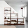 Image de IDIMEX Etagère Regale H 200 cm Rangement sur Pied avec 7 Niveaux, en Bois Massif Coloris châtaignier