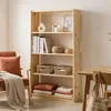 Image de IDIMEX Etagère Regale étagère sur Pied avec 5 tablettes, en pin Massif, Vernis Naturel