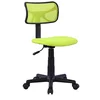 Image de IDIMEX Chaise de Bureau pour Enfant Milan Fauteuil pivotant et Ergonomique sans accoudoirs, siège à roulettes avec Hauteur réglable, revêtement Mesh Vert