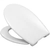 Image de Hamberger Abattant de WC lavash, fermeture en douceur avec écrous FastFix en acier inoxydable c2702y Blanc, 1 pièce, 527655