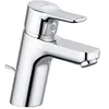 Image de Kludi Easy-372760565 Pure & Easy 372760565 Robinet de lavabo avec Bec Fixe Chromé, Gris