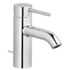 Image de KLUDI BOZZ Robinet de lavabo (382700576) avec bonde à tirette, mitigeur monocommande 75 mm, robinet de salle de bain, chromé, montage 1 trou, 5 l/min, cartouche en céramique