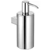 Image de KEUCO Plan Distributeur de Savon Liquide, 250 ML, métal chromé, Made in Germany, Rechargeable, avec vis et Chevilles, Distributeur de Lotion pour percer