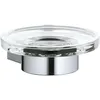 Image de Keuco Plan 14955019000 Porte-savon en cristal véritable Surface et plaqué Chrome