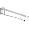 Image de Keuco Plan Care Barre d'appui WC rabattable 700 mm, freinée, chromé/noir