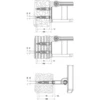 Image de Keuco Kit de fixation n°2 Plan Care 2x vis à bois fraisées, 2x chevilles universelles